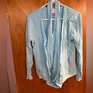 Aqua Blue Tank Top & Sweater Set